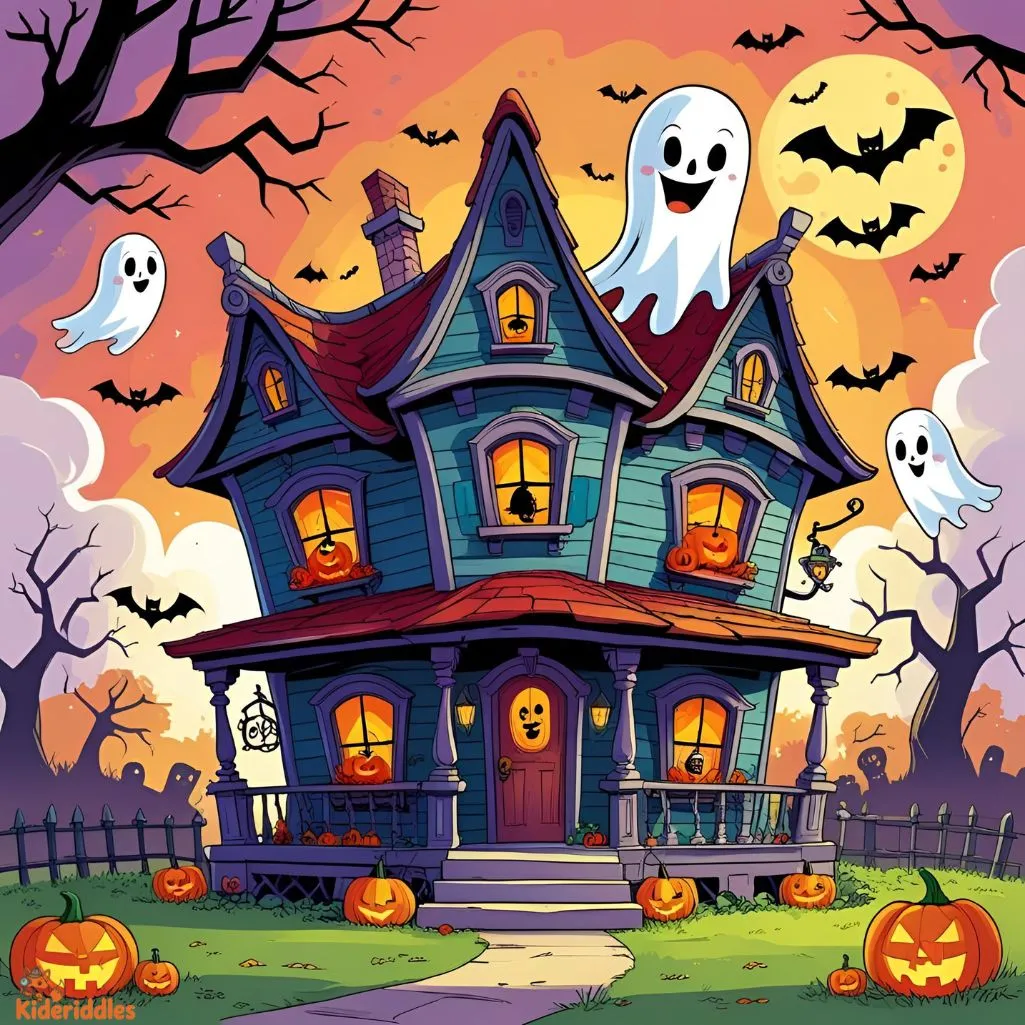 A haunted house