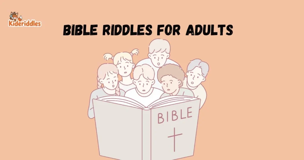 Bible Riddles For Adults