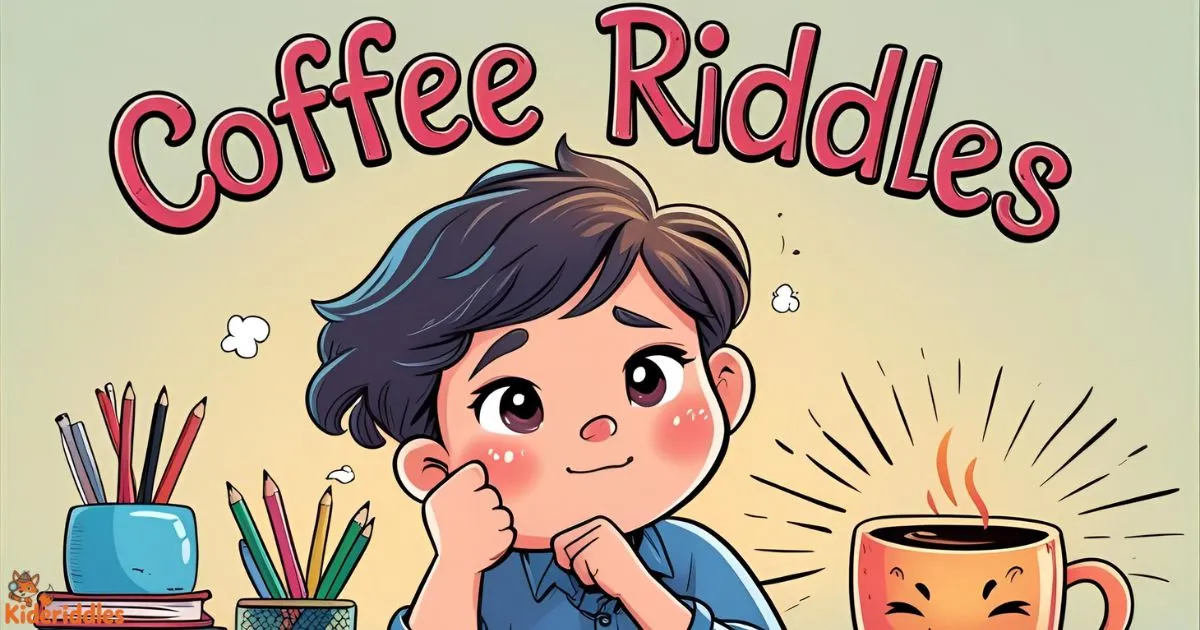 Coffee Riddles for Kids (Funny, Easy) to Sip & Giggle-Kideriddles