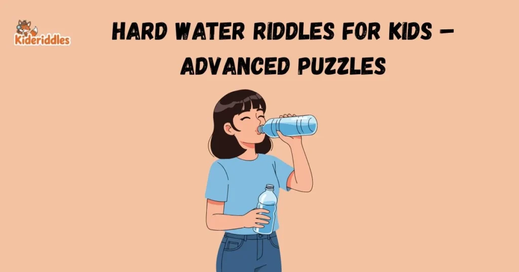 Hard Water Riddles For Kids – Advanced Puzzles