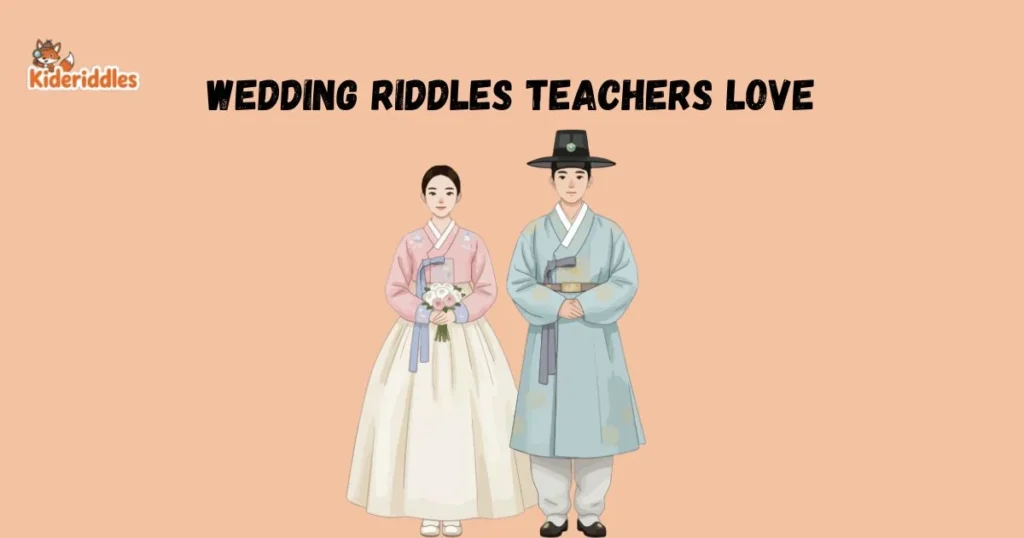 Wedding Riddles Teachers Love