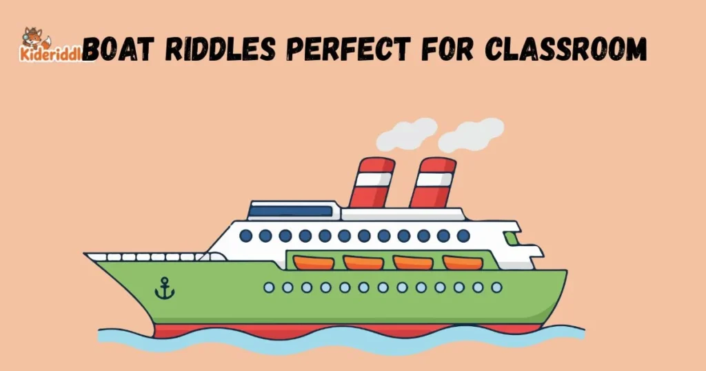 Boat Riddles Perfect For Classroom