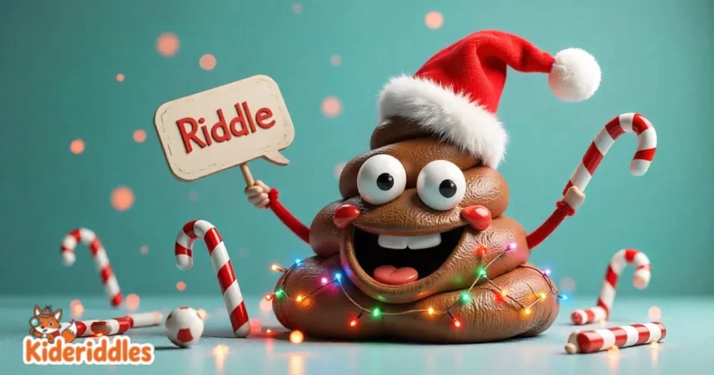 Christmas poop puns riddle